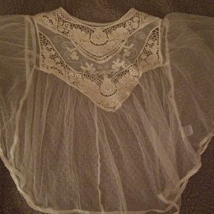 Sheer Mesh blouse
